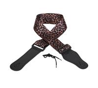 Sangle d'épaule universelle de rechange pour guitare avec extrémité en cuir, sangles réglables, sangle de cou pour basse électrique