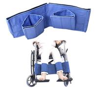 Sangle des jambes en fauteuil roulant pour les personnes âgées et handicapées, la retenue empêche les chutes et les bretelles de pied en fauteuil roulant, ceinture de sécurité en tissu en coton lava