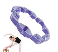 Sangle d'étirement, bandes extensibles pour l'exercice - Civière physique de jambe à sangle flexible avec boucles | Équipement d'étirement de fitness pour la gymnastique, bandes de résistance pour les