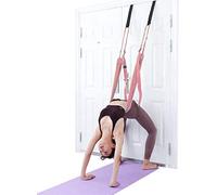 Sangle d'étirement de yoga et de fitness, étirement réglable, aide à la flexion du dos, améliore la flexibilité des jambes, de la taille, du dos, équipement de gym à domicile pour rééducation,