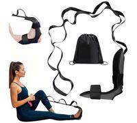 Sangle D'étirement Izzila avec Boucles et Pied Amovible,Sangle Yoga Stretch,Band D'étirement Fitness,Bande Élastique Réglable,for Gymnastique et L'entraînement Flexibilité(C)