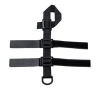 Sangle d'extension pour sac à dos lesté de 38 cm de long avec fixation sûre à 3 points et anneaux en D solides pour le camping