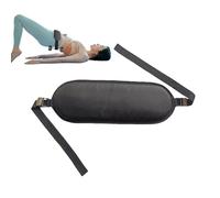 Sangle d'haltère courte pour la musculation des hanches, ceinture d'haltère pour hip thrust | Bande rembourrée avec sangle de fixation antidérapante pour renforcement musculation, squats