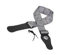 Sangle d'instrument pratique en polyester texture ergonomique pour guitare basse design largeur améliorée fente détachable sangle de guitare électrique avec support de médiator