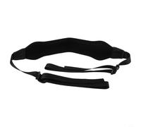 Sangle d'instrument réglable en laiton pour baryton Euphonium Tuba - Épaulière confortable en coton - 195 cm - Noir