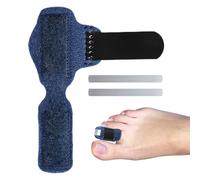 Sangle d'orteil | Redresseur d'orteils respirant pour orteils tordus | Enveloppements d'orteils portables, attelle d'orteil cassée rembourrée pour l'alignement des orteils, bouclés, pl