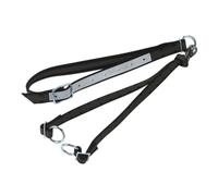 Sangle double collier sol avec anneaux Kerbl Noir 60 cm