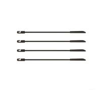 Sangle Élastique 33cm Cordage Tendeur Bâche Sangle Élastique | Matériau caoutchouc renforcé, résistance pour usure, durabilité longue durée, rugueux, couleur noire standard(10pcs)