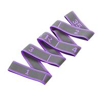 Sangle élastique avec 9 boucles pour yoga, kinésithérapie, danse, pilates, ischio-jambier, musculation, étirement, avec boucle pour exercices de flexibilité, exercices de bras pour femme