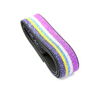 Sangle élastique colorée à rayures arc-en-ciel, 2 mètres, 2.5cm, sangle élastique, accessoires vestimentaires,D8,25mm