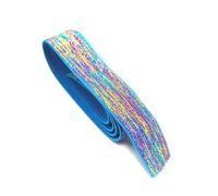 Sangle élastique colorée à rayures arc-en-ciel, 2 mètres, 2.5cm, sangle élastique, accessoires vestimentaires,L3,25mm