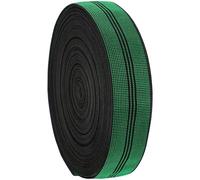 Sangle Élastique en Nylon Vert pour Réparation de Canapé, 20 M | Souple et Solide, pour Restaurer Assises Affaissées, Usage DIY Maison, Fauteuils en Rotin, Goupilles