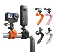 Sangle élastique en silicone pour caméra d'action Insta360, pêche, randonnée, alpinisme, fitness, sac à dos, vélo pour accessoires de caméra DJI Mount (Noir)
