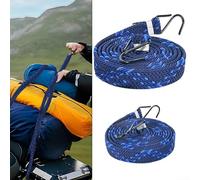 Sangle élastique robuste pour voiture, vélo, pour diable, longue corde en caoutchouc conçue pour une sécurité et un transport fiables (2,5 m)