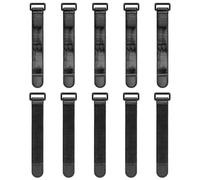 Sangle Elastique Trilancer avec Bandes Antidérapantes,15 cm x 2.5 cm(Pack de 10) Attaches Robustes et Polyvalentes en Scratch pour Les Rallonges, Câbles, Cordes, Tuyaux, Vélos, Serres-Pantalon, Garage