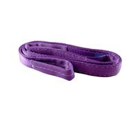 Sangle élingue plate double de levage avec boucles - 1T - Longueur 4m