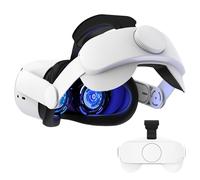 Sangle Elite pour casque VR Oculus Quest 2 : réglage rapide et support dorsal adaptatif en TPU pour un confort personnalisé.