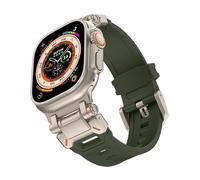 Sangle en caoutchouc souple pour Ultra 2 1 bande 49 mm 45 mm 44 mm 42 mm S10 46 mm Bracelet en caoutchouc de luxe pour la série 9 8 7 6 6 SE 5 ACCESSOIRES BANDES DE VORD