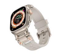 Sangle en caoutchouc souple pour Ultra 2 1 bande 49 mm 45 mm 44 mm 42 mm S10 46 mm Bracelet en caoutchouc de luxe pour la série 9 8 7 6 6 SE 5 ACCESSOIRES BANDES DE VORD
