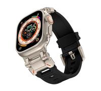 Sangle en caoutchouc souple pour Ultra 2 1 bande 49 mm 45 mm 44 mm 42 mm S10 46 mm Bracelet en caoutchouc de luxe pour la série Iwatch 9 8 7 6 SE 5