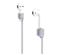 Sangle en gel de silicone doux avec clips aimantés pour AirPods/ AirPods Pro, Gris Sidéral