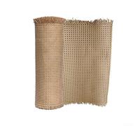 Sangle en maille de rotin naturel pour vannerie de chaises, kit de réparation de meubles, décoration d'intérieur, sangle de canne en osier respirante, plusieurs tailles disponibles (K)