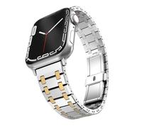 Sangle en métal de luxe pour bande 45 mm 41 mm 44 mm 42 mm 46 mm Bracelet en acier pour la série Iwatch 10 9 8 7 Ultra2 49 mm