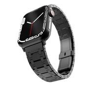 Sangle en métal de luxe pour bande 45 mm 41mm 44 mm 42 mm 46 mm Bracelet en acier pour la série Iwatch 10 9 8 7 Ultra2 49 mm