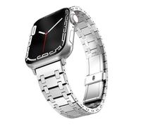 Sangle en métal de luxe pour bande 45 mm 41mm 44 mm 42 mm 46 mm Bracelet en acier pour la série Iwatch 10 9 8 7 Ultra2 49 mm