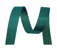 Sangle en nylon à chevrons, Sangle en nylon multicolore de 2,5 cm de large, plusieurs tailles, for sac à dos, cargo, laisse for animaux de compagnie(Dark Green,5 yard)