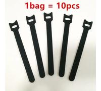 Sangle En Nylon Avec Crochet De Type T Réglable,Évaluateurs De Câble Détachable,Gestion Des Fils,Boucle De Souris,Support De Maintien Des Écouteurs,50 Pièces - Type Black-1 Bag