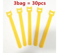 Sangle En Nylon Avec Crochet De Type T Réglable,Évaluateurs De Câble Détachable,Gestion Des Fils,Boucle De Souris,Support De Maintien Des Écouteurs,50 Pièces - Type Yellow-3 Bag