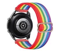 Sangle en nylon de 20 mm 22 mm pour Gamrmin Vivoactive3 4 5 Venu2 HR Plus SQ Bracelet élastique réglable pour Forerunner265/255/245/645/754/735/945/955 Approche S12