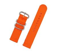 Sangle en nylon en toile épaissie 18 mm 20 mm 22 mm Fit pour Samsung Fit pour Huawei Fit pour les bracelets de montre intelligente tissés imperméables Casio