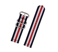 Sangle en nylon en toile épaissie 18 mm 20 mm 22 mm Fit pour Samsung Fit pour Huawei Fit pour les bracelets de montre intelligente tissés imperméables Casio
