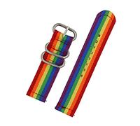 Sangle en nylon en toile épaissie 18 mm 20 mm 22 mm Fit pour Samsung Fit pour Huawei Fit pour les bracelets de montre intelligente tissés imperméables Casio