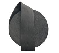 Sangle en Nylon, Polypropylene Webbing Strap Black 20-50mm 9 Yards(25MM)