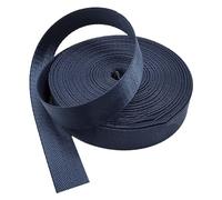 Sangle en nylon, Sangle en nylon à chevrons 25 mm/38 mm x 5-20 yards, multicolore, for sacs et dos (DIY)(Navy Blue,25mm x 20 yard)