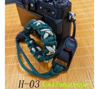 Sangle en nylon tissée à la main pour appareil photo,dégagement rapide,ceinture de poignet,bracelet,ULréglable pour Sony,IL,Nikon,Fuji,SLR,sans miroir - Type H3 Quick Release