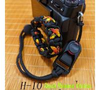 Sangle en nylon tissée à la main pour appareil photo,dégagement rapide,ceinture de poignet,bracelet,ULréglable pour Sony,IL,Nikon,Fuji,SLR,sans miroir - Type H10 Quick Release