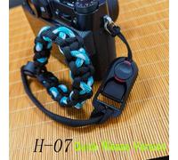 Sangle en nylon tissée à la main pour appareil photo,dégagement rapide,ceinture de poignet,bracelet,ULréglable pour Sony,IL,Nikon,Fuji,SLR,sans miroir - Type H7 Quick Release