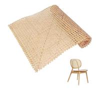Sangle en rotin tressé de Vienne - En polyéthylène - Tressage à la main - Pour décoration de meubles DIY - En nid d'abeille - Tube tressé de chaise - Tissu tressé - 35 × 200 cm - Beige