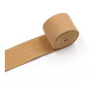 Sangle en tissu résistante, Lot de 2 mètres de sangle en polyester et coton multicolore de 30 à 32 mm(Khaki)