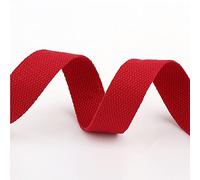 Sangle en tissu résistante, Sangle de sac à dos en polyester et coton multicolore de 20 mm(Red)