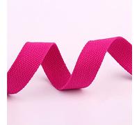Sangle en tissu résistante, Sangle de sac à dos en polyester et coton multicolore de 20 mm(Rose Red)