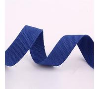 Sangle en tissu résistante, Sangle de sac à dos en polyester et coton multicolore de 20 mm(Sapphire Blue)