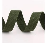 Sangle en tissu résistante, Sangle en polyester et coton de 20 mm for sangles de sac à dos, couture et ruban d'étiquettes multicolore(Army Green)