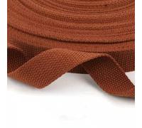Sangle en tissu résistante, Sangle en toile de coton multicolore de 3 mètres, largeur 2,5 à 3,8 cm, for sac à dos artisanal(Coffee,Wide 3.8cm)