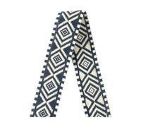 Sangle en Toile Jacquard colorée de 5 m et 38 mm de diamètre, bandoulière en Toile,Bleu Marine,38 mm