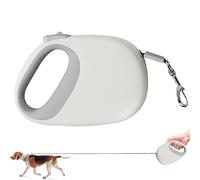 Sangle extensible pour chien - Laisse rétractable de 5 m, poignée antidérapante, ceinture de contrôle de traction durable, guide de marche portable | Mécanisme de verrouillage de la pause de frein